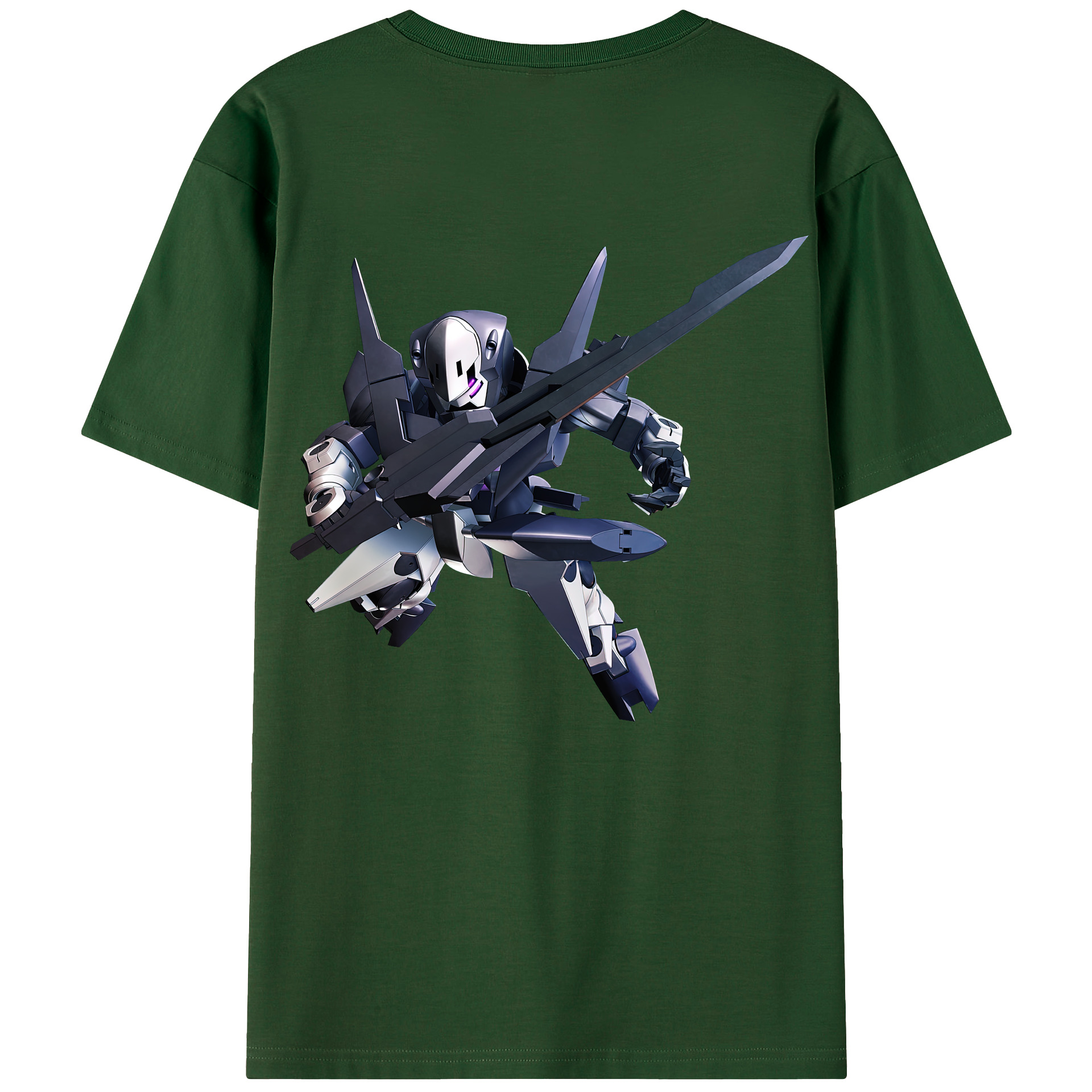 （画像用） 機動戦士ガンダム Mobile Suit Gundam 綿100％半袖Tシャツ（背面プリント）